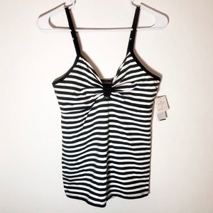 Beyond Yoga X Kate Spade Striped Bow Top
